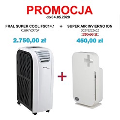 Klimatyzator Fral FSC14.1 + Oczyszczacz Invierno